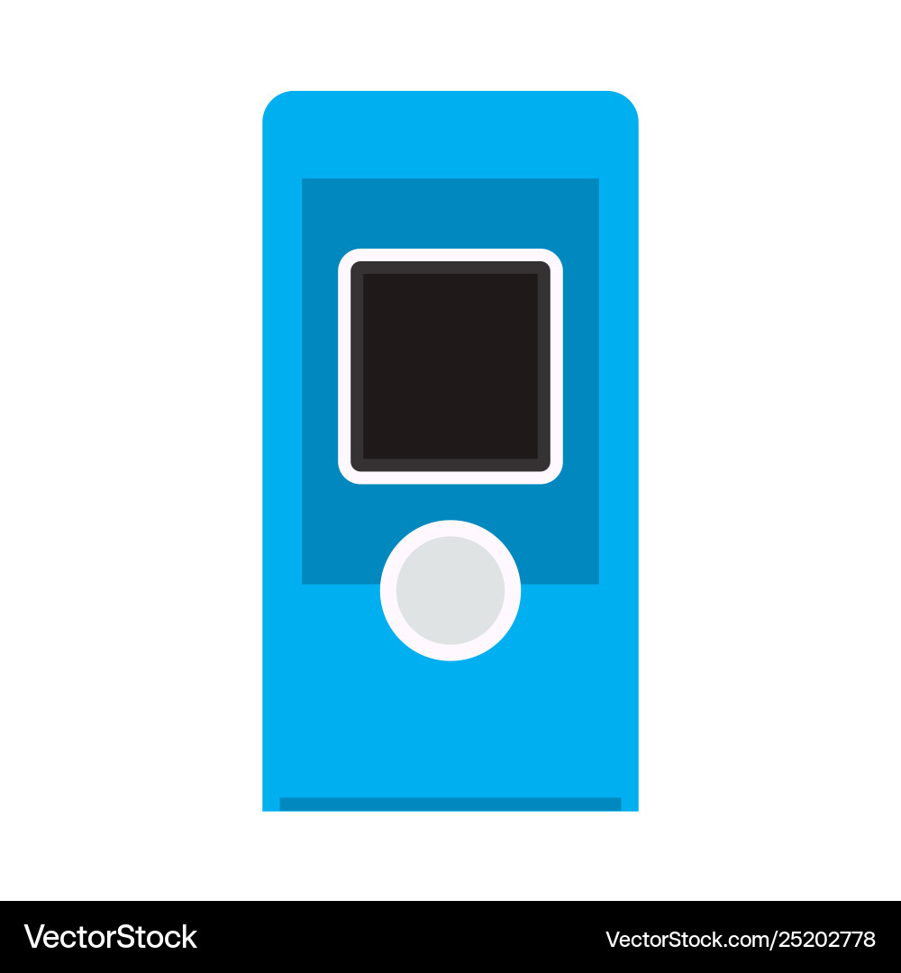 Intercom system design button bell device icon Intercom system design button bell device icon vector image