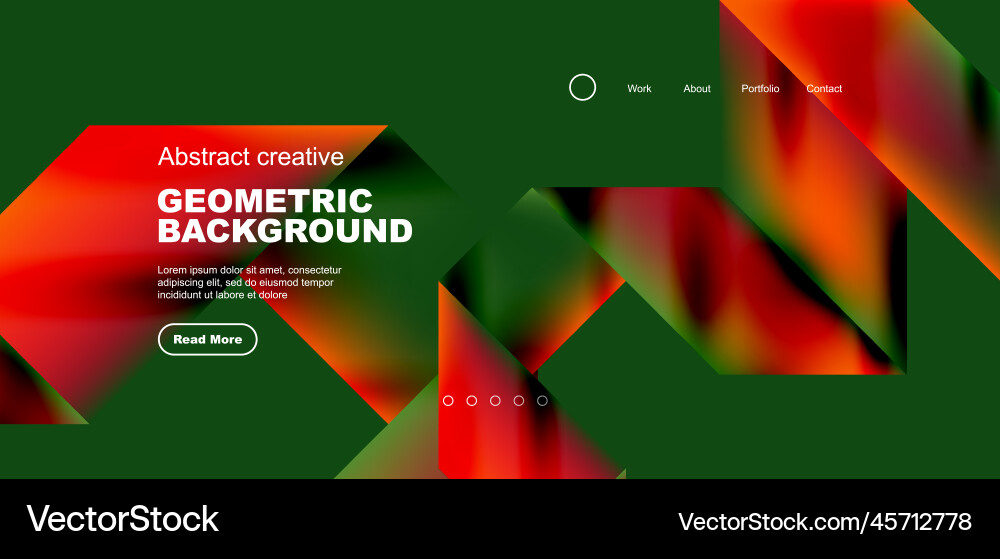 Triangles with fluid gradients abstract landing Triangles with fluid gradients abstract landing Vector Image