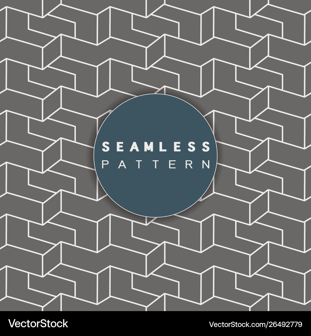 3D Geometric Pattern vector image