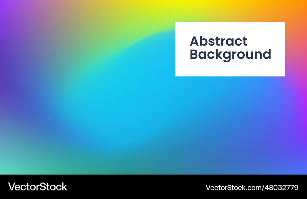 Abstract colorful blur gradient background design vector image