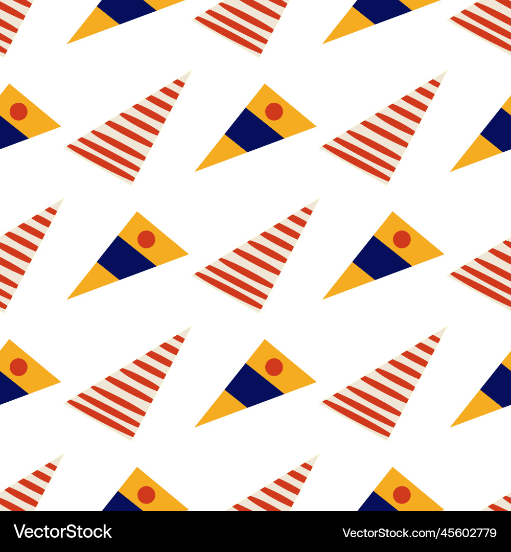 Abstract pattern of triangles on a white Abstract pattern of triangles on a white vector image