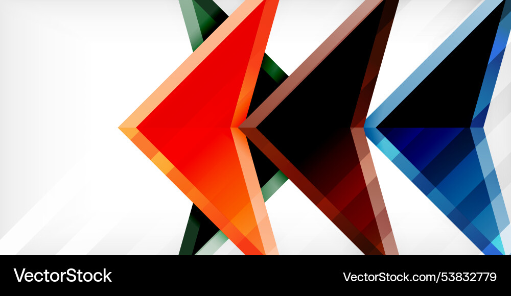Arrows with 3d effect abstract background Arrows with 3d effect abstract background vector image