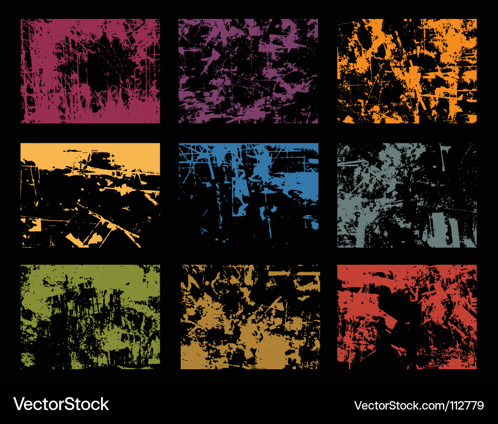 Grunge Textures and Patterns Vector Image