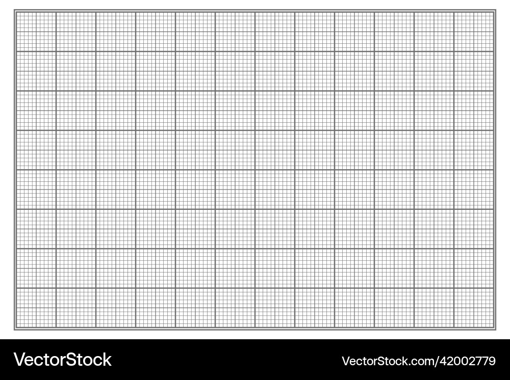 Millimeter graph paper grid abstract squared Millimeter graph paper grid abstract squared vector image