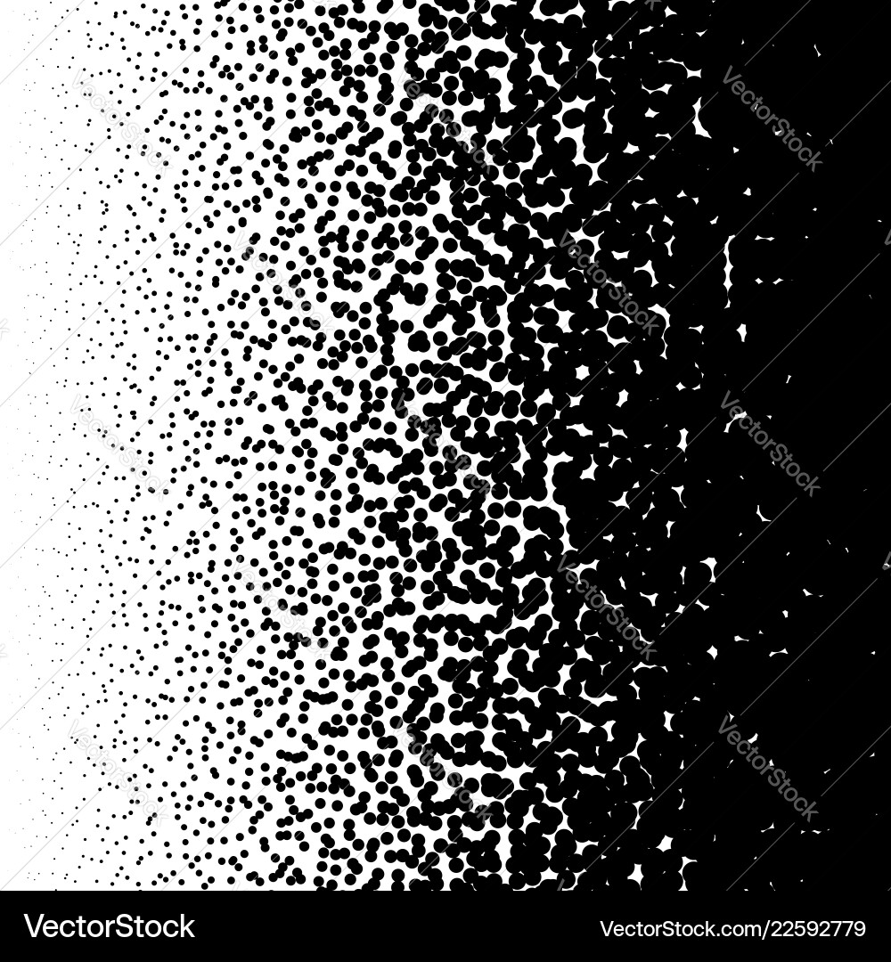 Random circles pattern halftone Random circles pattern halftone vector image