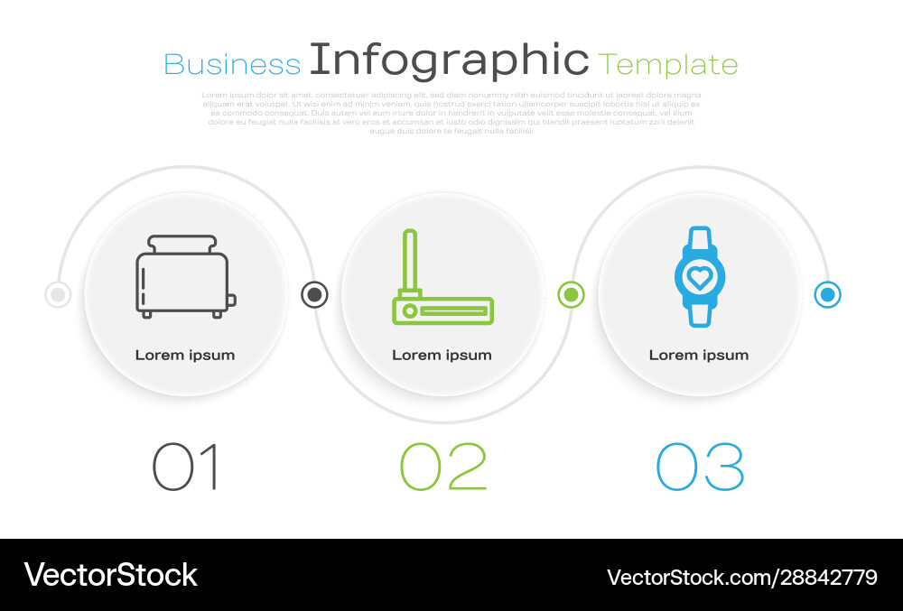 Set line toaster with toasts router and wi-fi Set line toaster with toasts router and wi-fi vector image