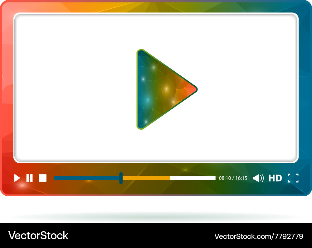 Web interface Vector Image