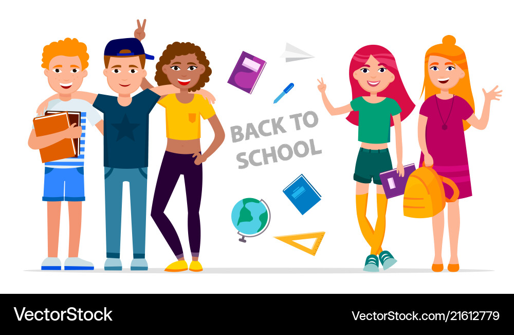 Zurück zu Schulkonzept Zurück zu Schulkonzept vektorbild