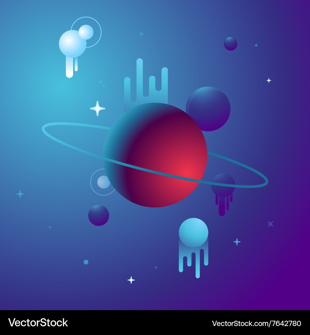 Abstract background in bright gradient colors vector image