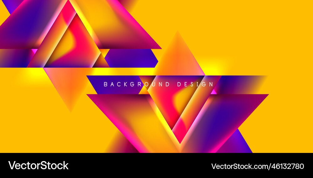 Abstract background with overlapping triangles Abstract background with overlapping triangles vector image