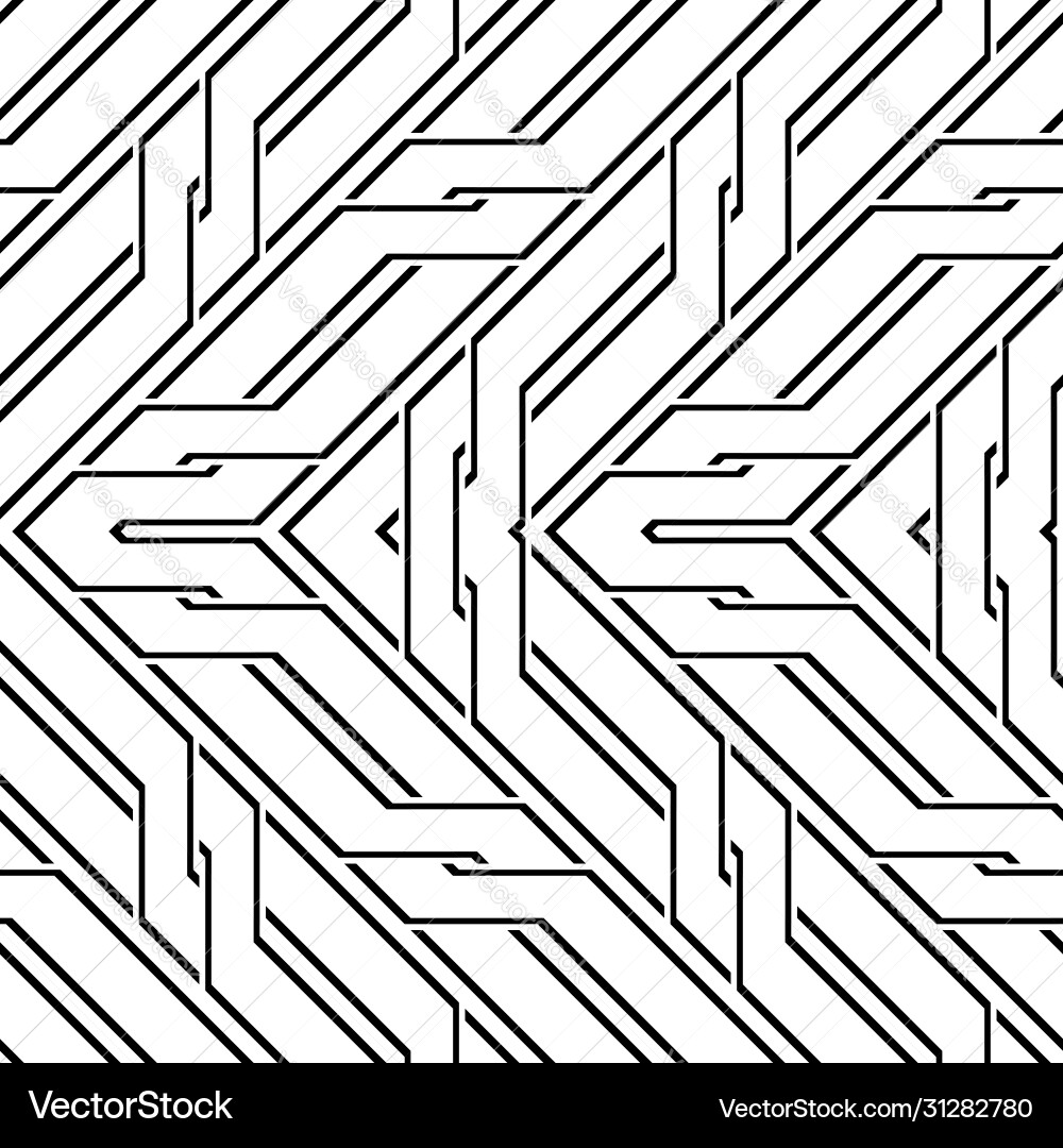 Design seamless monochrome zigzag pattern Design seamless monochrome zigzag pattern vector image