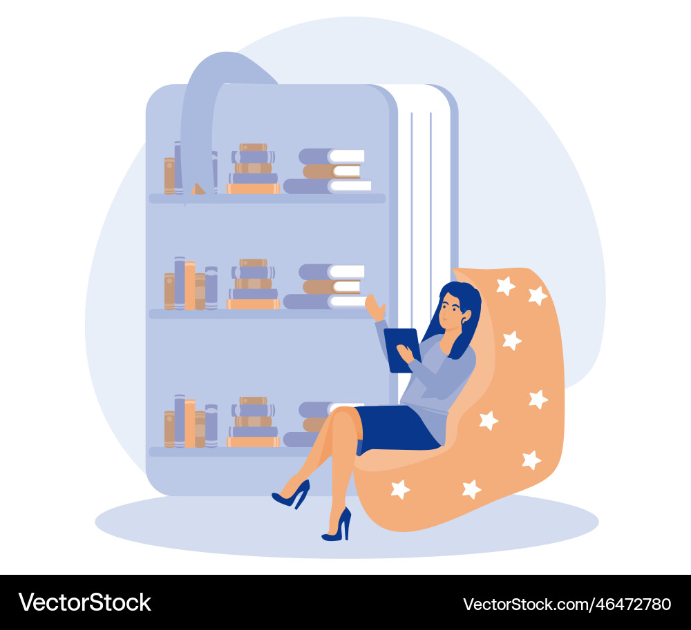 E-learning tools concept content store access E-learning tools concept content store access vector image