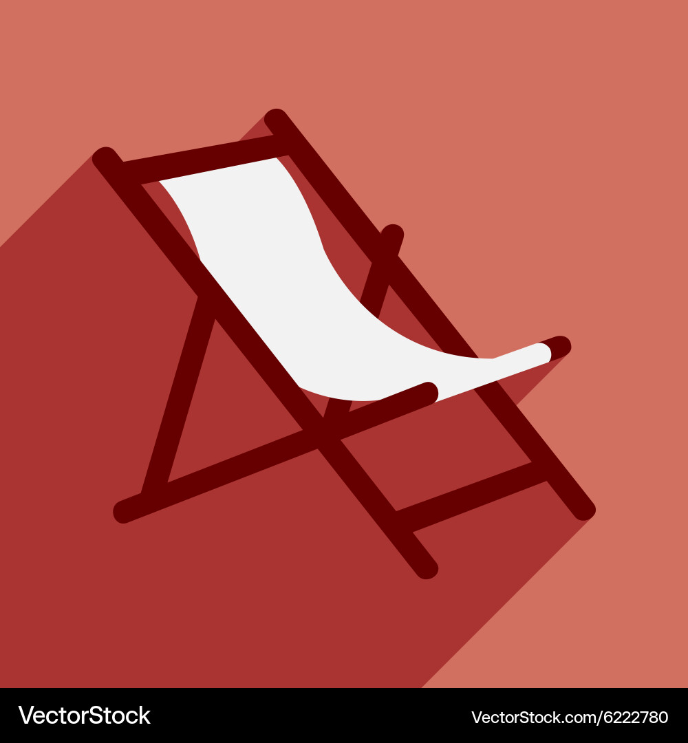 Flat with shadow icon and mobile application deck Vector Image