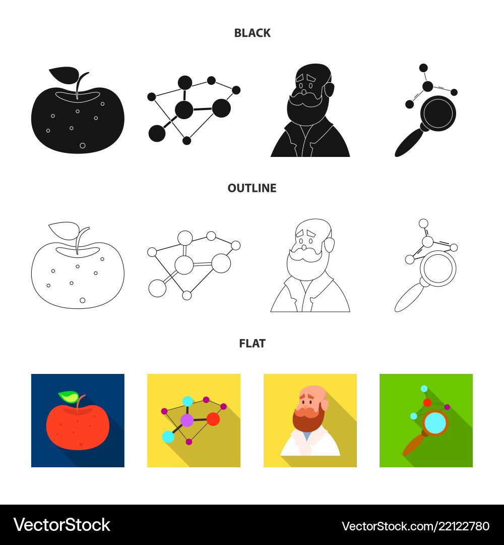 Isolated object of and sign set s Isolated object of and sign set s vector image