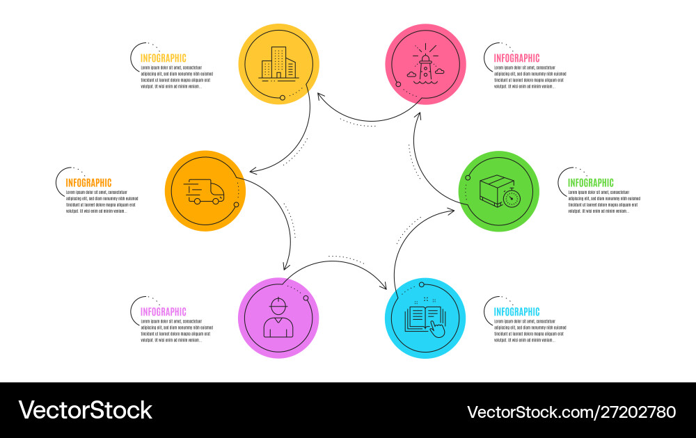Technical documentation lighthouse and buildings Technical documentation lighthouse and buildings vector image