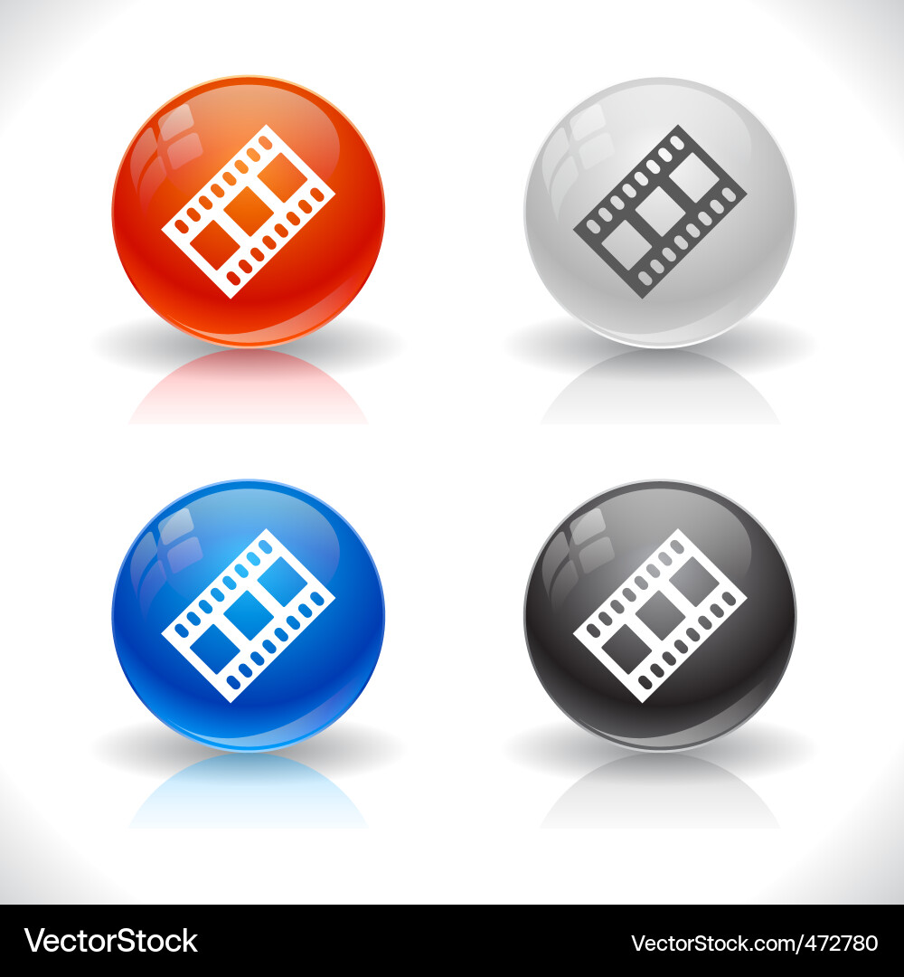 Website buttons Vector Image