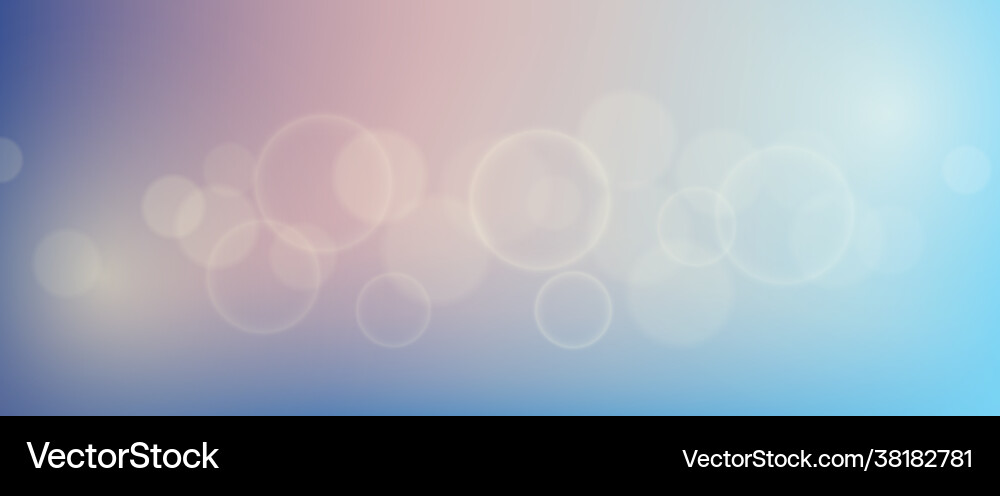 Abstract background with blur bokeh light effect vector image