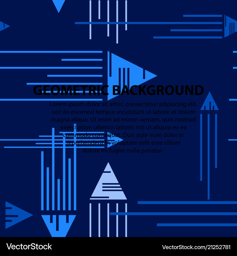 Abstract geometric pattern and background Abstract geometric pattern and background Vector Image