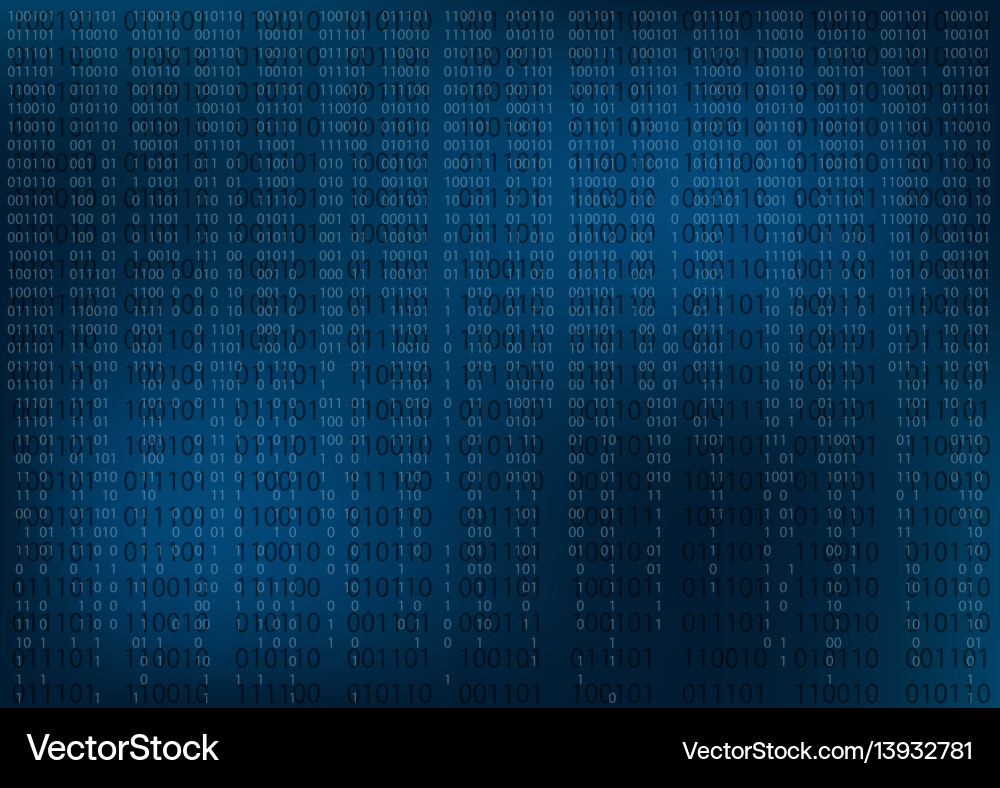 Abstrakter dunkler Hintergrund mit binärem Code Abstrakter dunkler Hintergrund mit binärem Code vektorbild