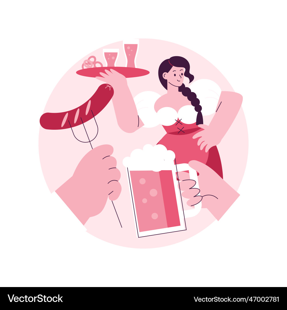 Beer fest abstract concept Beer fest abstract concept Vector Image