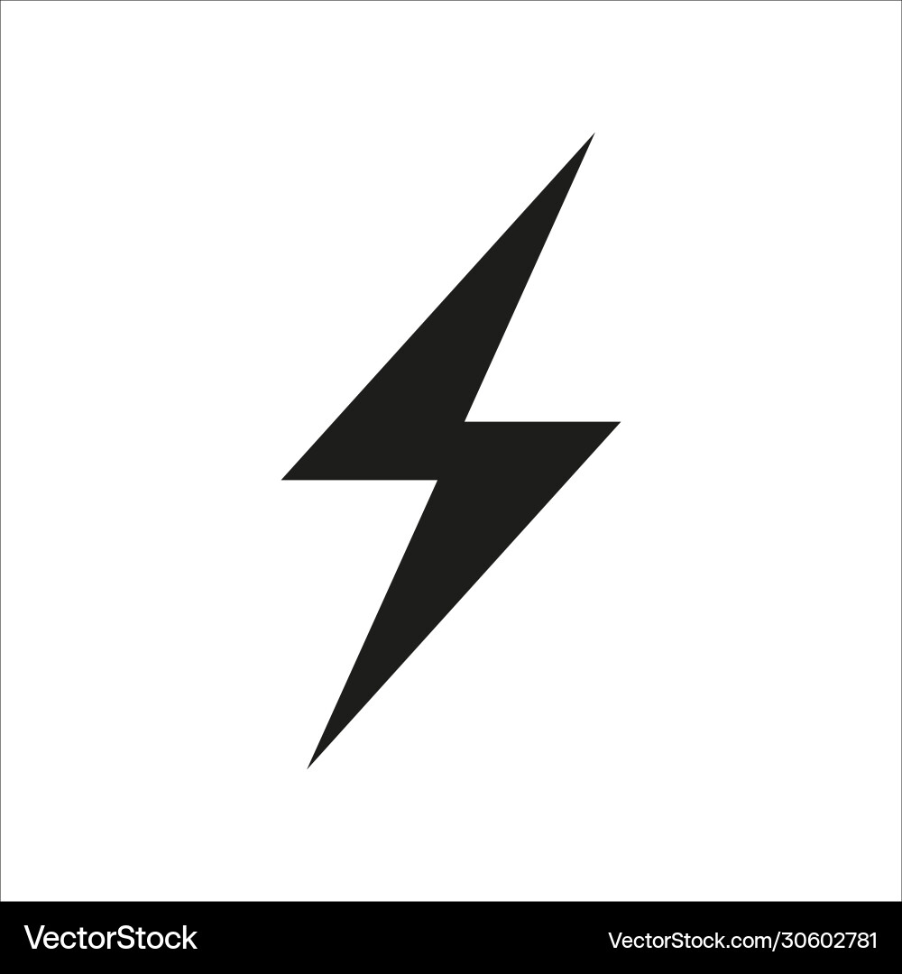 Flash icon symbol simple design Flash icon symbol simple design vector image