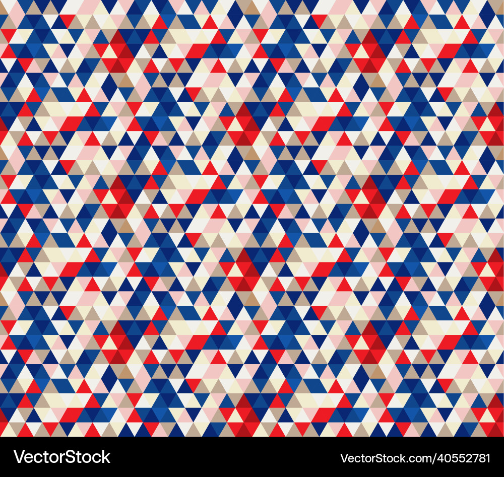 Geometric Triangle Pattern Vector Image