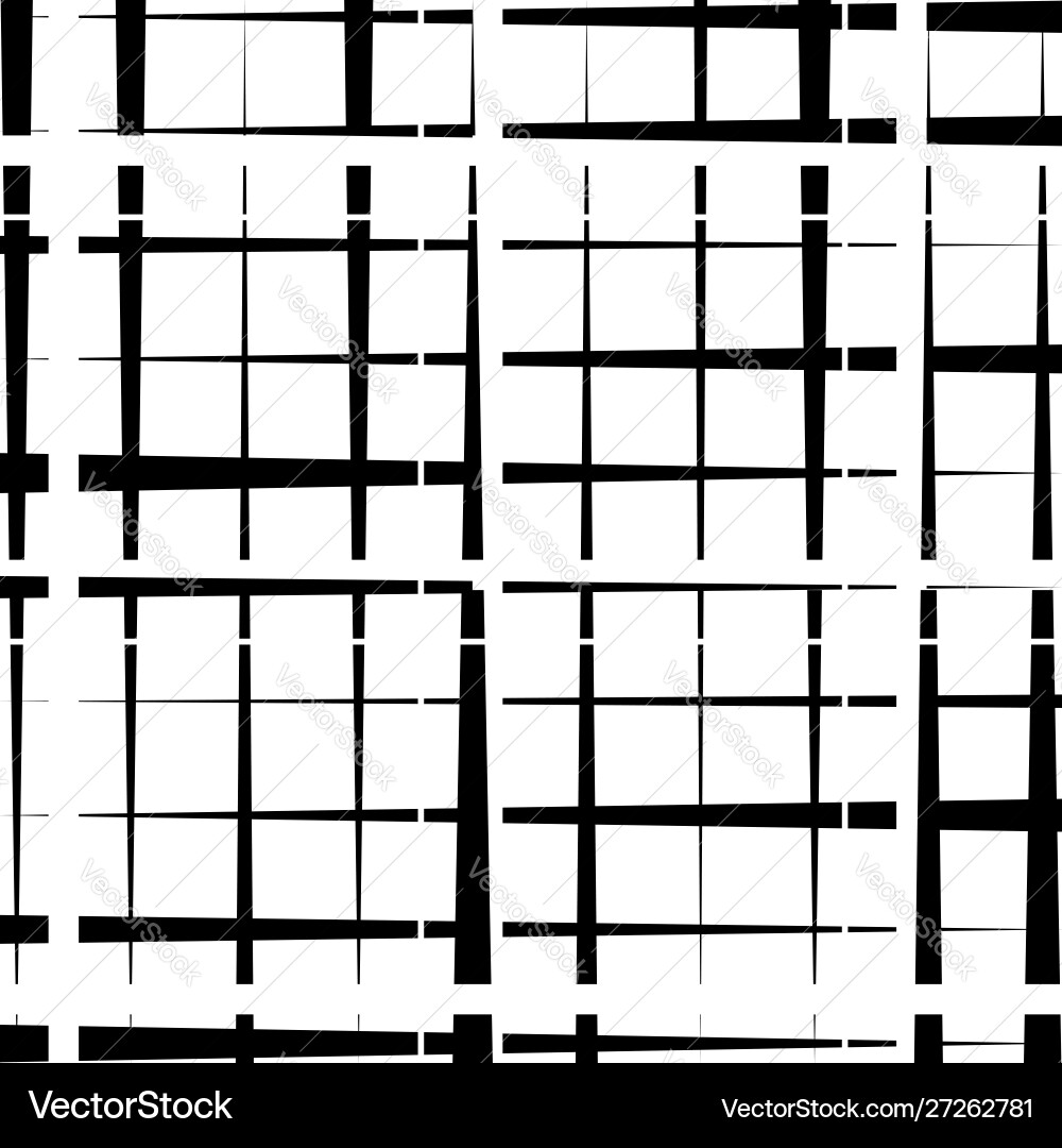 Grid mesh abstract geometric pattern grating Vector Image