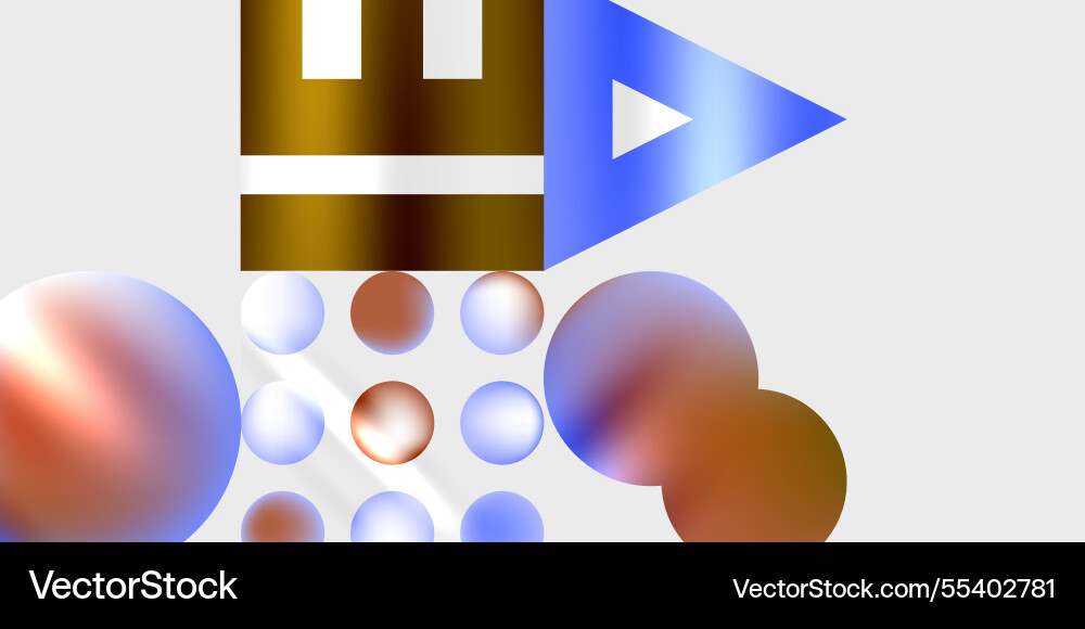 Triangles circles squares rectangles design Triangles circles squares rectangles design vector image
