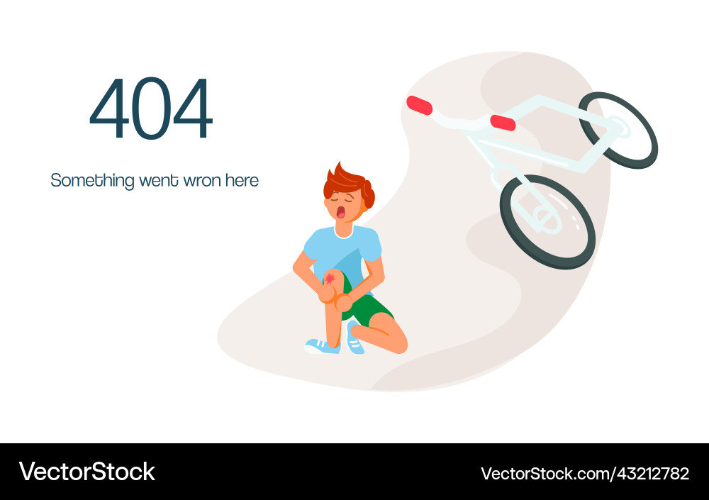 404 error not found web page layout on white 404 error not found web page layout on white vector image