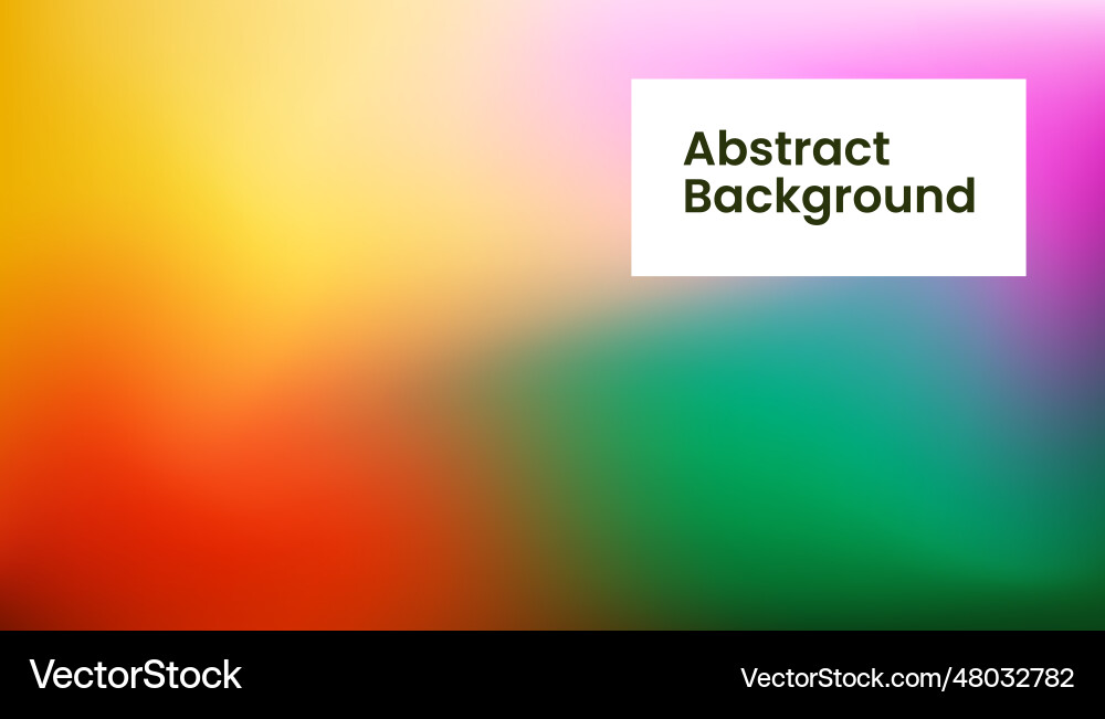 Abstract colorful blur gradient background design vector image