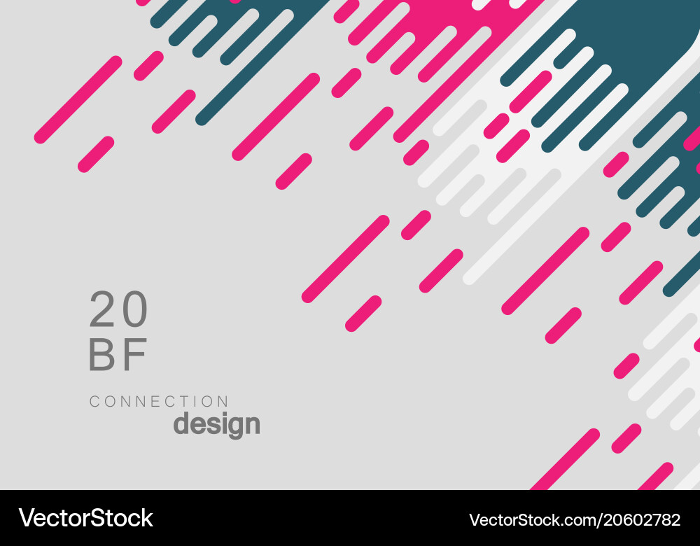 Abstract connect polygonal network background vector image