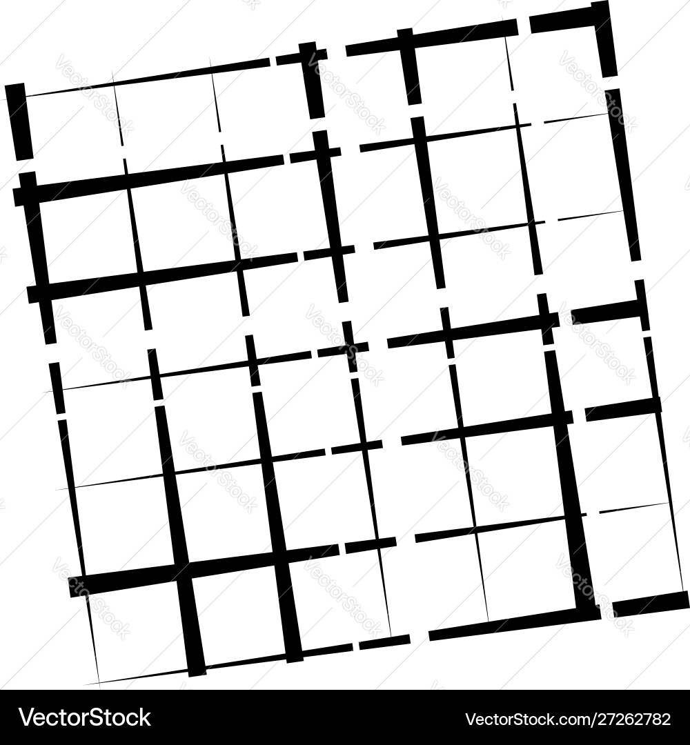 Grid mesh abstract geometric pattern grating Vector Image