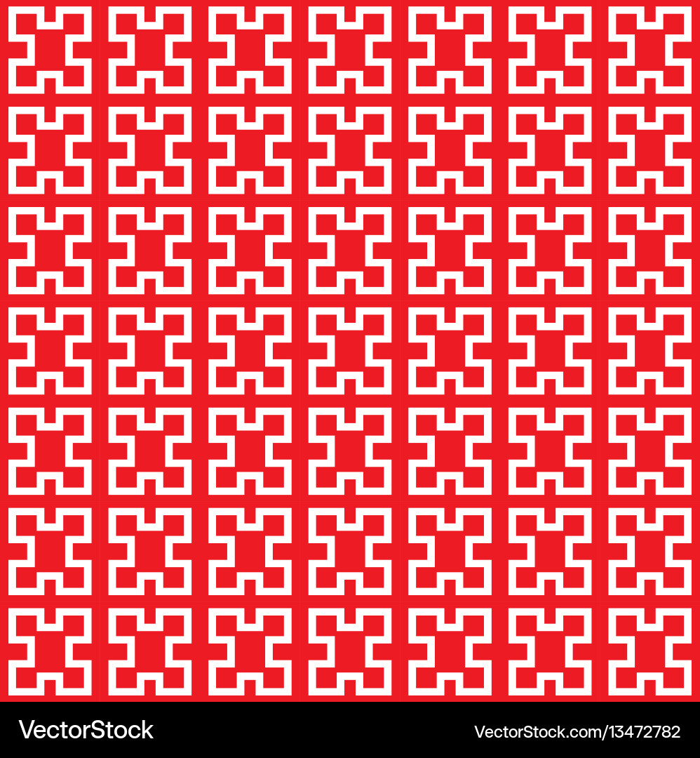 Red Squares Pattern Background vector image