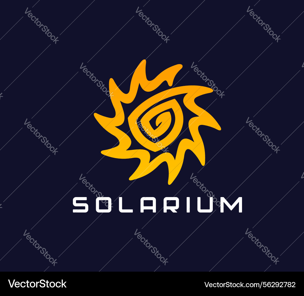 Solarium tan icon summer beach sun symbol Solarium tan icon summer beach sun symbol vector image