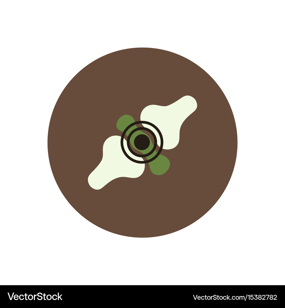 Stylish icon in color circle problems joints Vector Image