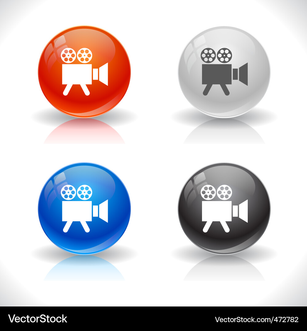 Website buttons vector image