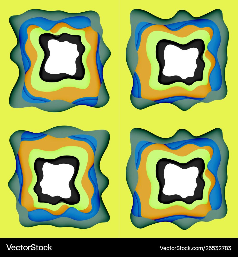 Abstract cut out waves for web design Abstract cut out waves for web design vector image