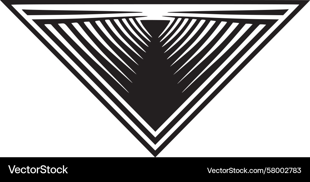 Abstract Geometric Triangle Vector Image