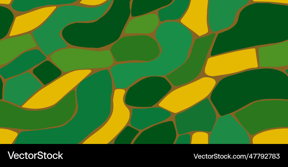 Abstract Mosaic Farm Pattern Vector Image