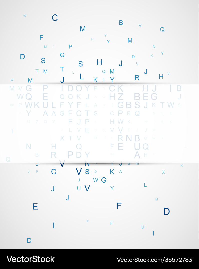 Abstrakter Hintergrund mit sparsamen Buchstaben Abstrakter Hintergrund mit sparsamen Buchstaben vektorbild
