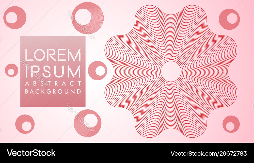 Circular spectrum audio wave design abstract vector image