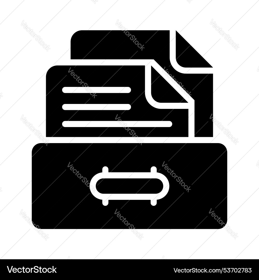 Files cabinet Vector Image