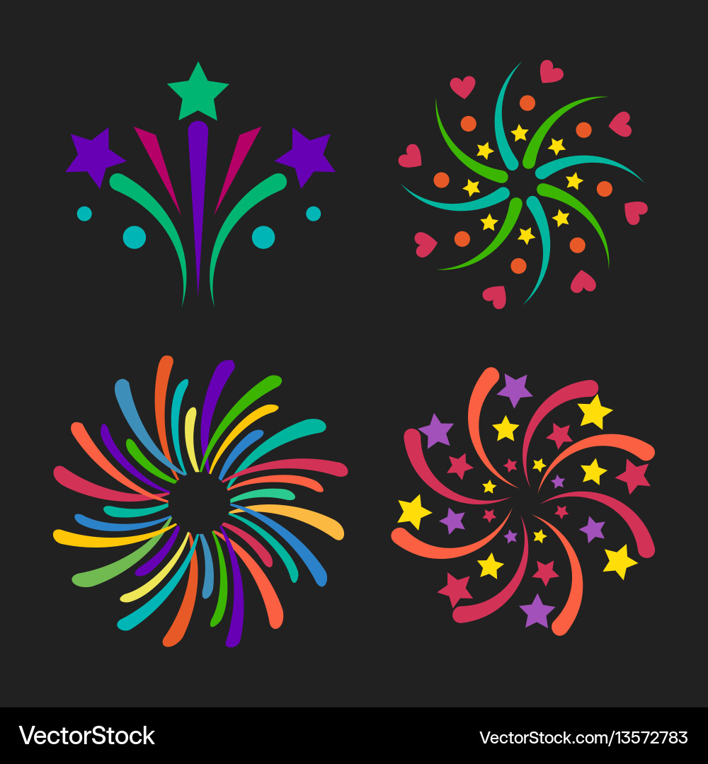 Firework icon isolated Firework icon isolated vector image