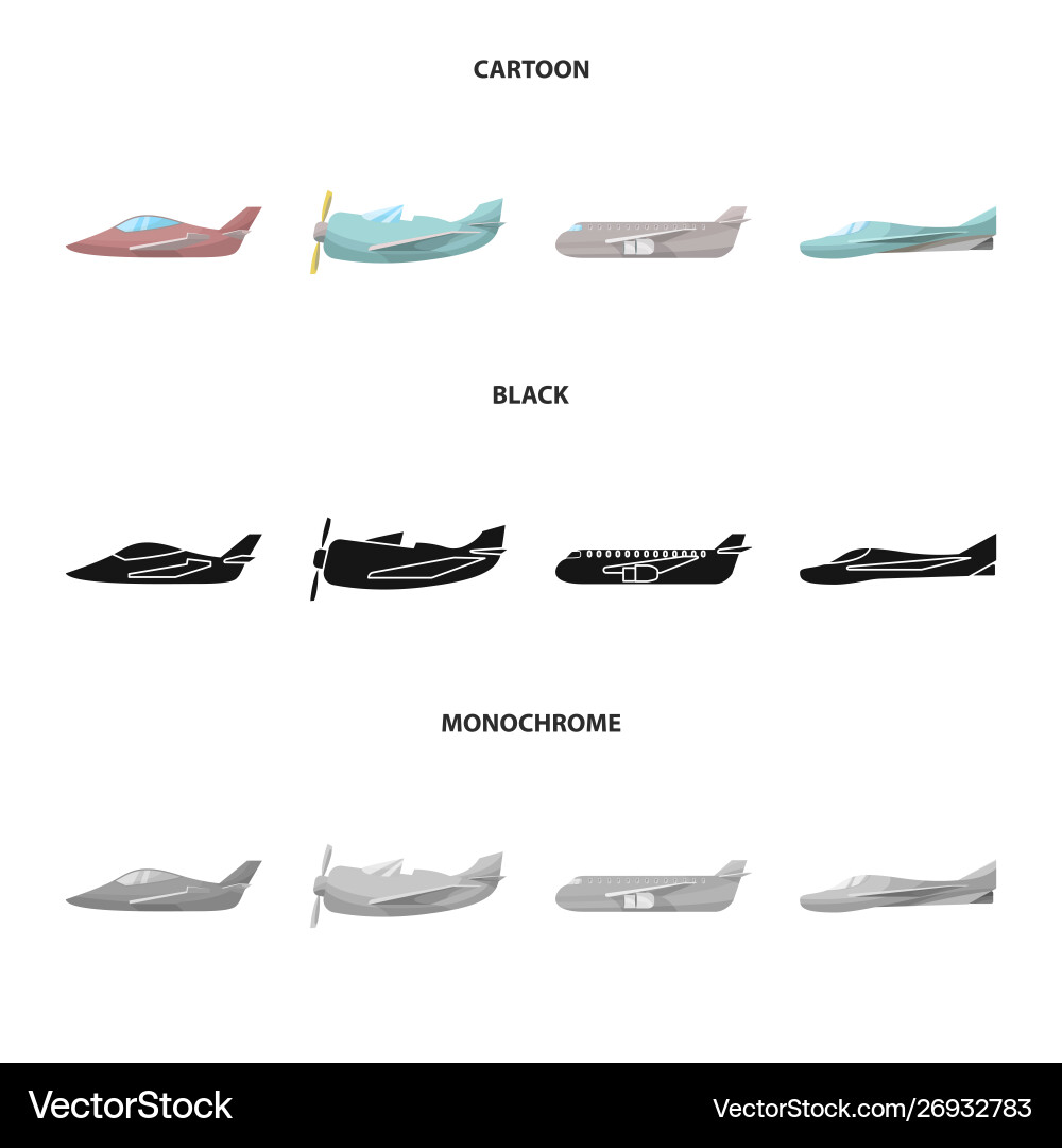 Isolated object travel and airways logo Vector Image