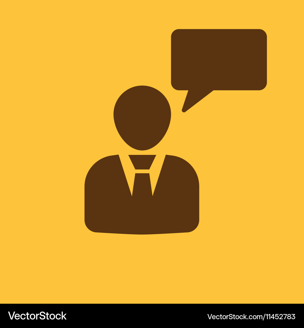 Message icon talking and communication Vector Image
