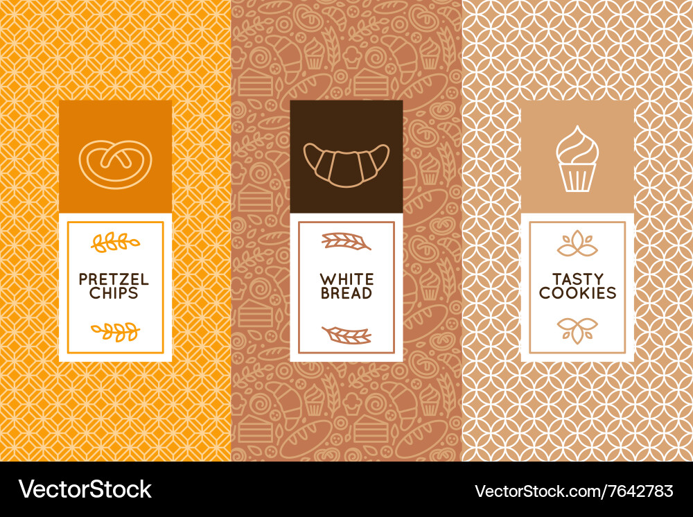 Set of design templates and elements vector image