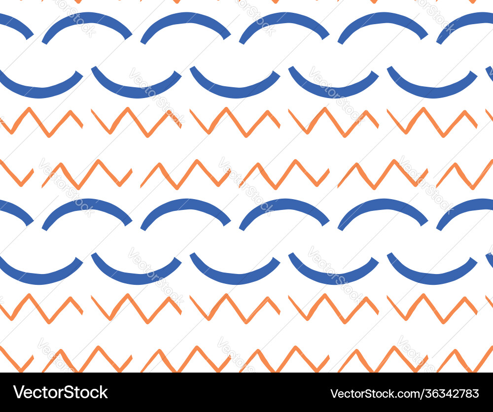 Texture background seamless pattern hand drawn Vector Image