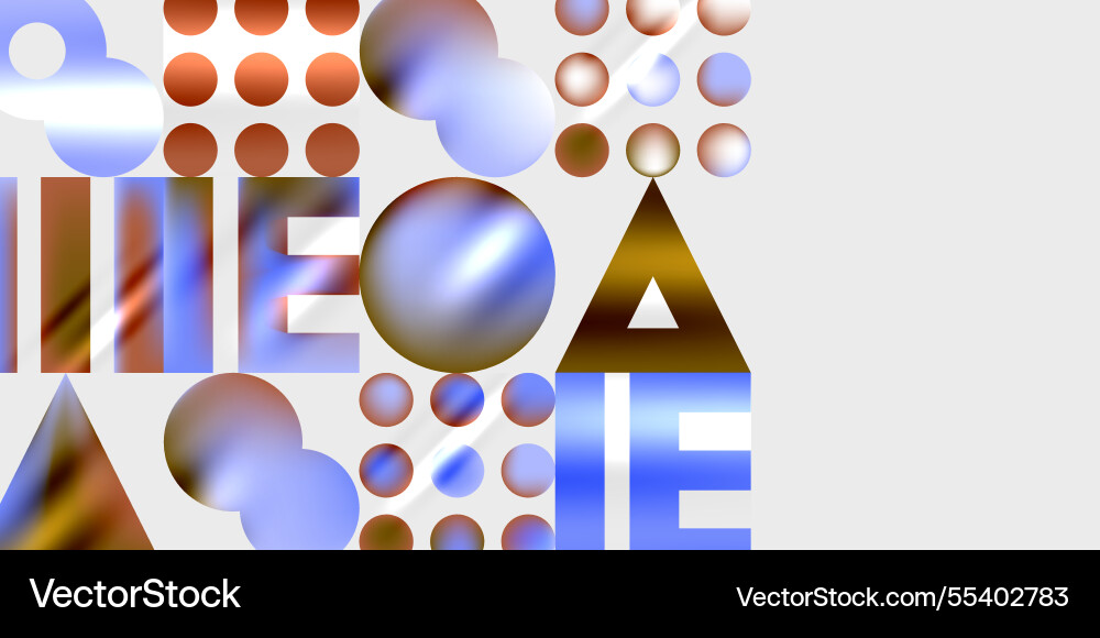 Triangles circles squares rectangles design Triangles circles squares rectangles design vector image