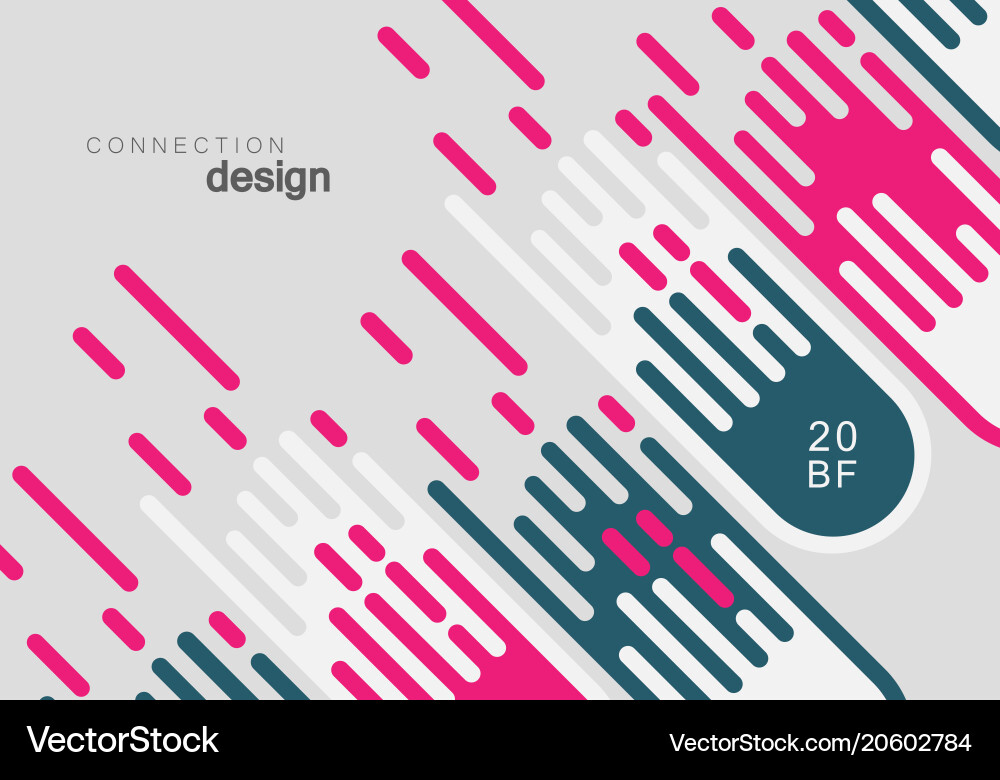 Dynamic Network Abstract Background Vector Image