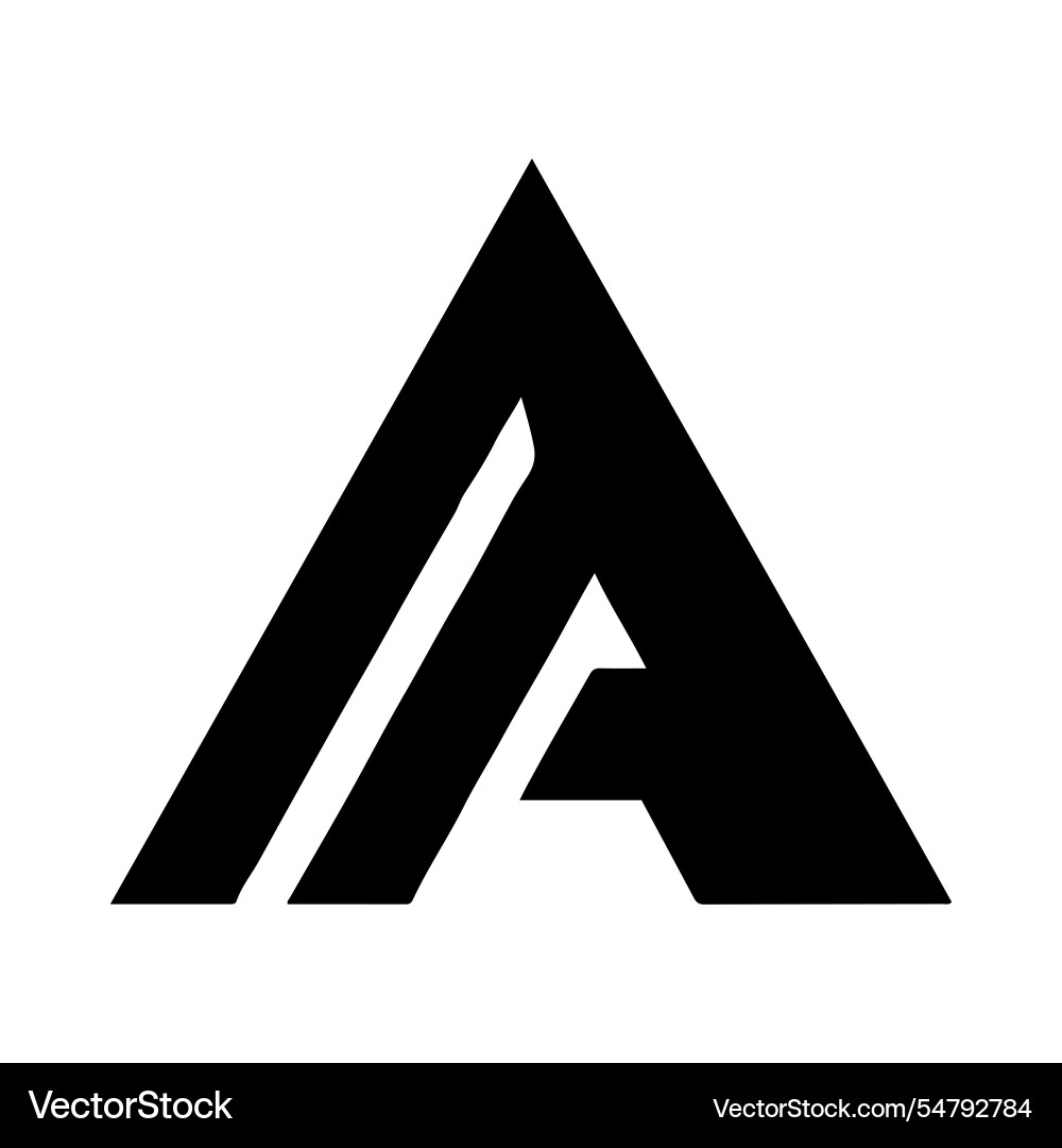Formed within a triangle Vector Image